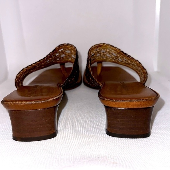 Sesto Meucci Braided Leather Sandals Size 8N - EUC - Picture 9 of 11
